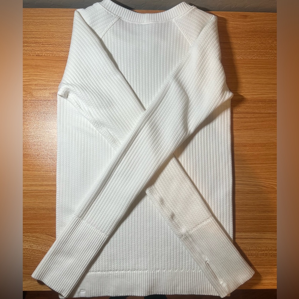 Lululemon Rest Less Pullover~Bubble Dot White - image 7